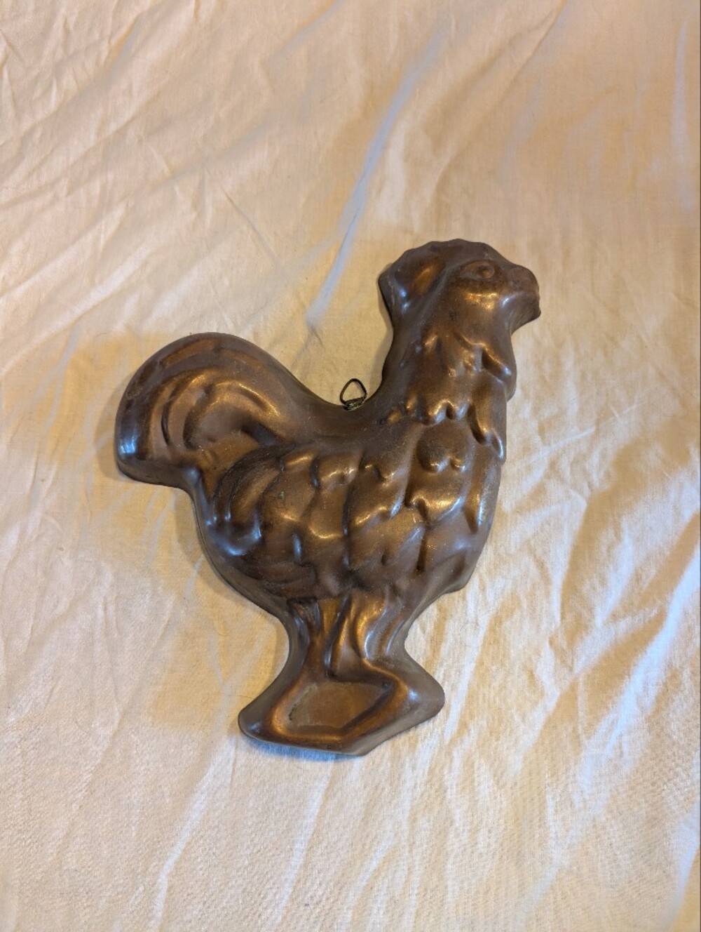 2/50$ Vintage Brown Copper rooster Wall Decor